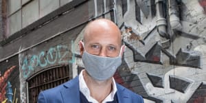 Nick Russian runs a range of businesses including events,cleaning,labor hire and soon-to-open nightclub Bambi at the old Cherry Bar site in ACDC Lane.