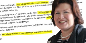 Dumped councillor claims she was told to think of a reason to resign
