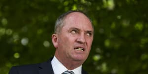 'Not my job':Barnaby Joyce angrily rejects criticism over controversial water buyback
