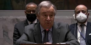 UN Secretary-General -'Give peace a chance'