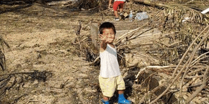 Children among wreckage,cars seen covered as tsunami swamps Tonga