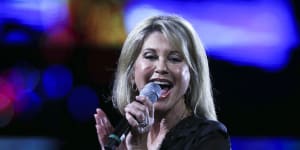 Hopelessly devoted:Australians flock to Olivia Newton-John’s music,movies