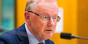 RBA governor Philip Lowe was sweating it out under the glare of Senate estimates in Canberra.
