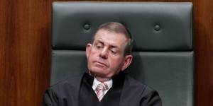 Peter Slipper came under fire for his off-colour remarks about women’s genitalia.