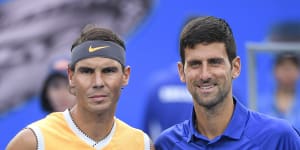Nadal and Djokovic opened the year by meeting in the Australian Open final,won by the Serbian.