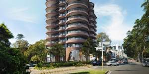An artist’s impression of apartment towers proposed for Oxford Street in Bondi Junction.