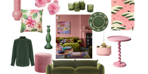 In your home,shades of pink and green should always be seen