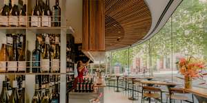 The two-level space was inspired by Harry Seidler’s original MLC architecture.