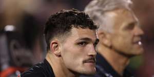 Panthers halfback Nathan Cleary is racing the clock to be back next week.