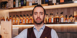 Owner Joel Best has collected rare and hard-to-find Japanese whisky for Bar Besuto’s drinks list.