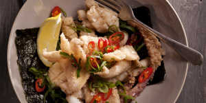 Restaurant favourite:Salt and pepper squid.