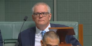 ‘Intimidation and retribution’:Scott Morrison attacks government over censure motion