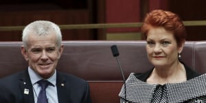 Senator Malcolm Roberts and Senator Pauline Hanson control two critical votes in the Senate.