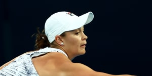 Out of reach:Ash Barty won’t win the US Open unless the tournament changes the balls used for the women.