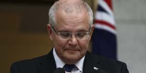 Scott Morrison chokes back tears announcing royal commission into disability abuse