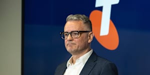 Telstra CFO Michael Ackland fronted the media amid the nationwide outages while his boss was on holidays.