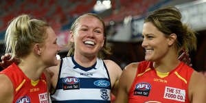 Inaugural Geelong captain and Western Bulldogs premiership player Aasta O’Connor.