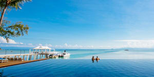 Luxury private island accommodation:Orpheus Island resort,Queensland.