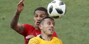 Mark Milligan says Peru were Australia’s toughest opponent at the 2018 World Cup,not winners France. 