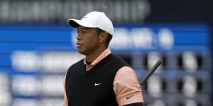 ‘I’m sore’:Tiger withdraws for first time ever after PGA Championship blowout