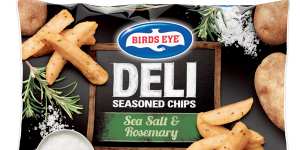 The sea salt and rosemary seasoned chips by Bird’s Eye Deli.