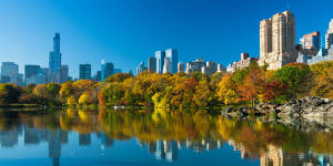 Central Park in autumn is truly spectacular.