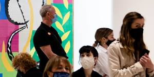 People view the exhibition of Matisse at the Art Gallery of NSW last November.