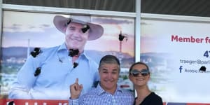 Vandals smash Katter electoral office windows with rocks