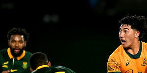 Ronan Leahy impressed for the Junior Wallabies.