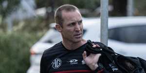 Ben Hornby arrives at Heffron Park for his first day as interim head coach.