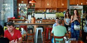 Hey Jude cafe in Essendon. Dishes:Breakfast salad and the Wagyu burger. 25 February 2013. The Age Epicure. Photo:EDDIE JIM.