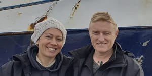 Stranded honeymooners hitch home on Antarctic boat