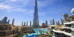The iconic Burj Khalifa skyscraper in Dubai.