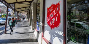 The Salvation Army building on Bourke Street,which has been floated as the site of a second possible safe injecting room.
