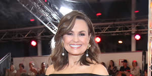 Lisa Wilkinson on the Logies red carpet before the show.