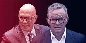Forty per cent of voters now rank Peter Dutton (left) and the Coalition as best to manage the economy,with only 24 per cent naming Anthony Albanese and Labor.