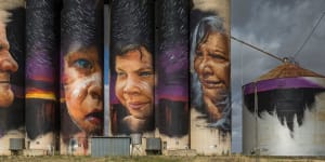 Silo art by Adnate. 