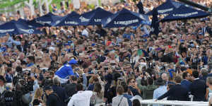 People's champ:Over 42,000 people flocked to Randwick to watch Winx win her last race.