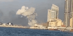 The explosion in Beirut's port on August 4.