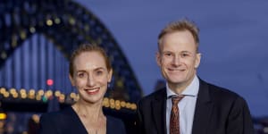 Professor Georgina Long and Professor Richard Scolyar,the Australians of the Year for NSW.