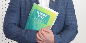 The “admittedly high-level” Elevate 2042 document will lay the platform for more detailed planning going forward,the government says.