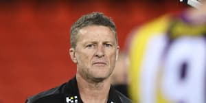 Damien Hardwick can see where he went wrong at the end of his time as Richmond coach.