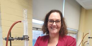 Head of Science,teacher Kathy Barbeler.