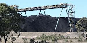 Coal mining operations in the Bylong Valley.