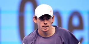 Alex de Minaur is learning to deal with pressure and expectation.