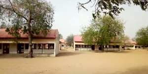 The exterior of Government Girls Science and Tech College in Dapchi,Yobe State,Nigeria,raided by Boko Haram militants on February 22.