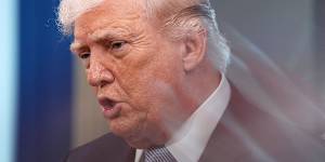Donald Trump has warned Iran against charging fees on tankers going through Hormuz.