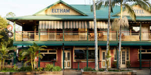 Venture into the hinterland for lunch at the restored 1902 Eltham Hotel.