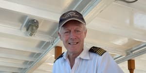 Experienced river tourism voice Jim Kelly,the skipper of Brisbane Cruises,says it is ridiculous and astounding that no work has been done to connect Brisbane’s International Cruise Ship Terminal at Luggage Point and the central city by boat.
