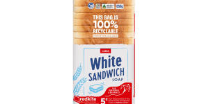 Coles White Sandwich Loaf.